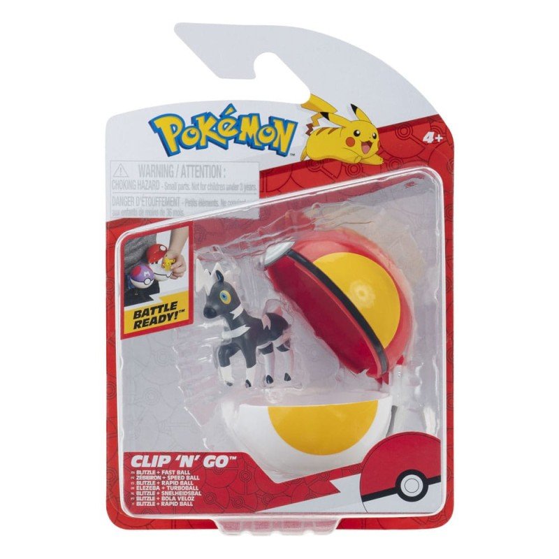 Pokémon Clip'n'Go Poké Balls Zébribon & Speed Ball | 0191726757795