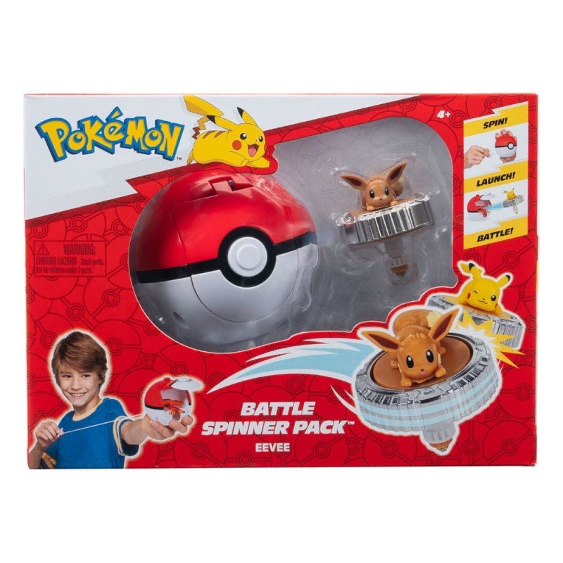 Pokémon Battle Spinner Pack Évoli & Poké Ball | 0191726768685