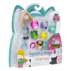 Squishmallows Squish-a-longs Set de 8 Minifigurines Series 2 Style 1 2,5 cm | 0191726755197