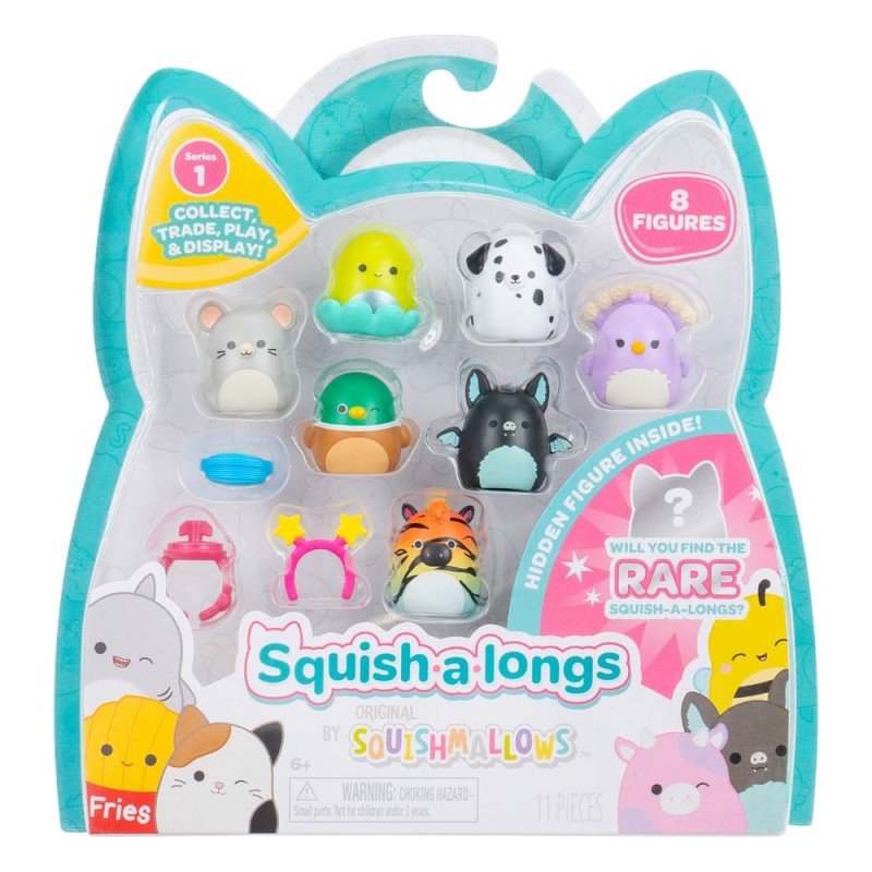 Squishmallow Squish a longs pack 8 mini figurines Style 4 3 cm | 0191726828679