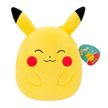Pokémon Squishmallows peluche Pikachu heureux 25 cm | 0196566198166
