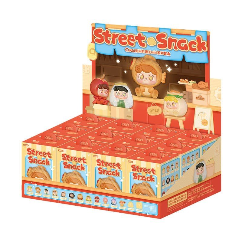 QKid: Street Snack Series Blind Box Figurine 5 cm Display (12) | 6975733531739