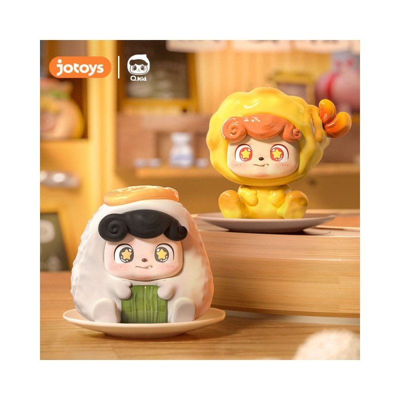 QKid: Street Snack Series Blind Box figure 5 cm Display (12) | 6975733531739