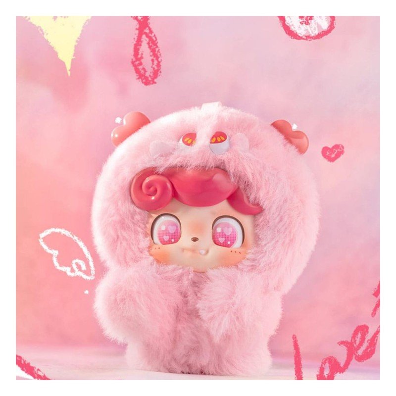 QKid: Emotional Hairy Monsters Series Blind Box Figurine 12 - 14 cm Display (6) | 6975733531951