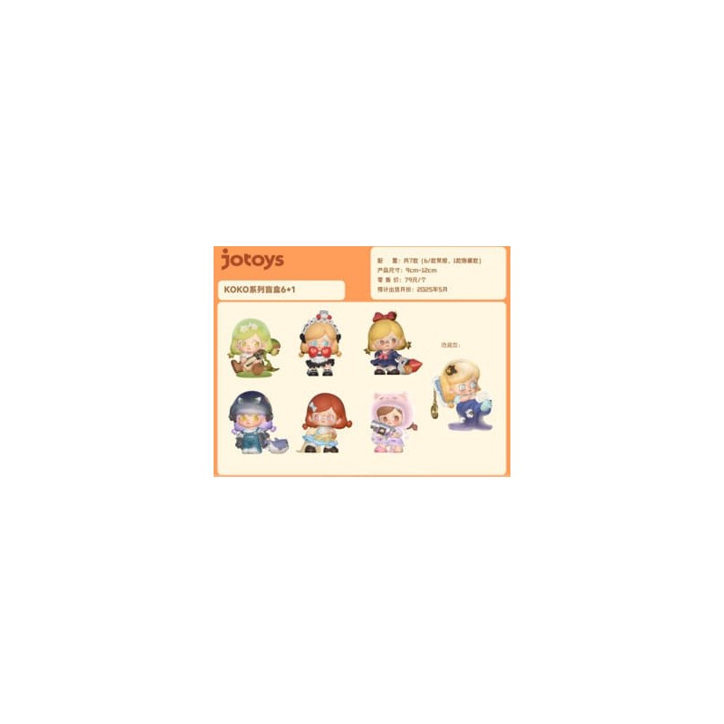 Kokosa: Girls Series Blind Box Figurine 9 - 12 cm Display (6) | 6975733532361