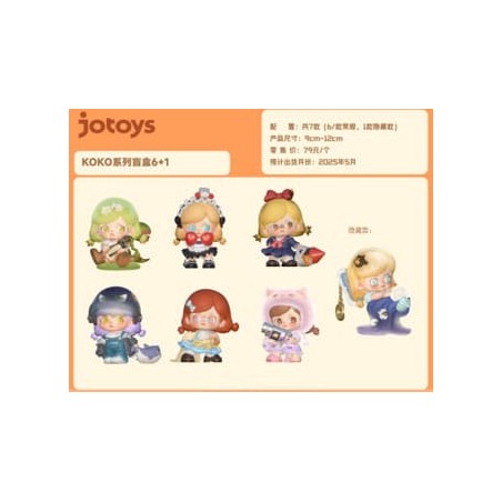 Kokosa: Girls Series Blind Box figure 9 - 12 cm Display (6) | 6975733532361
