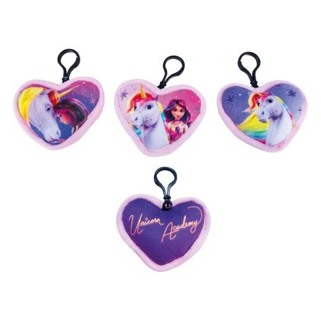Unicorn Academy assortiment porte-clés peluche Mini Cushion (12) | 8053172180416