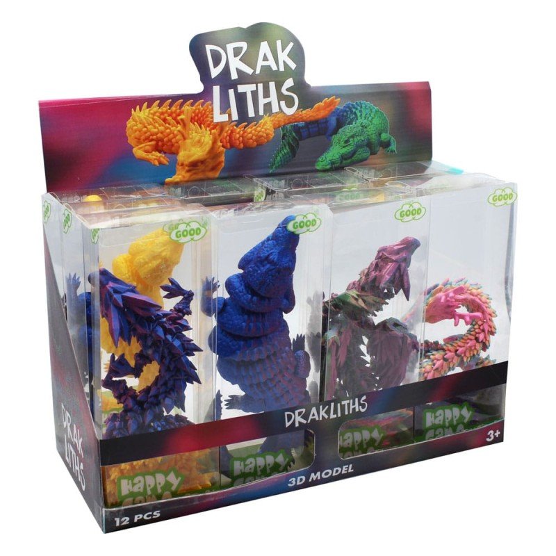 Darkliths présentoir 3D Fidget Toy Animals 15 cm (12) | 8053172181598
