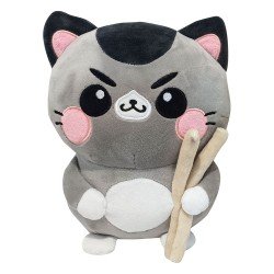 Funny Cat Plush Figure Cat with Chopsticks 25 cm | 8053172181819