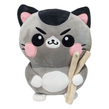 Funny Cat Peluche Cat with Chopsticks 25 cm | 8053172181819