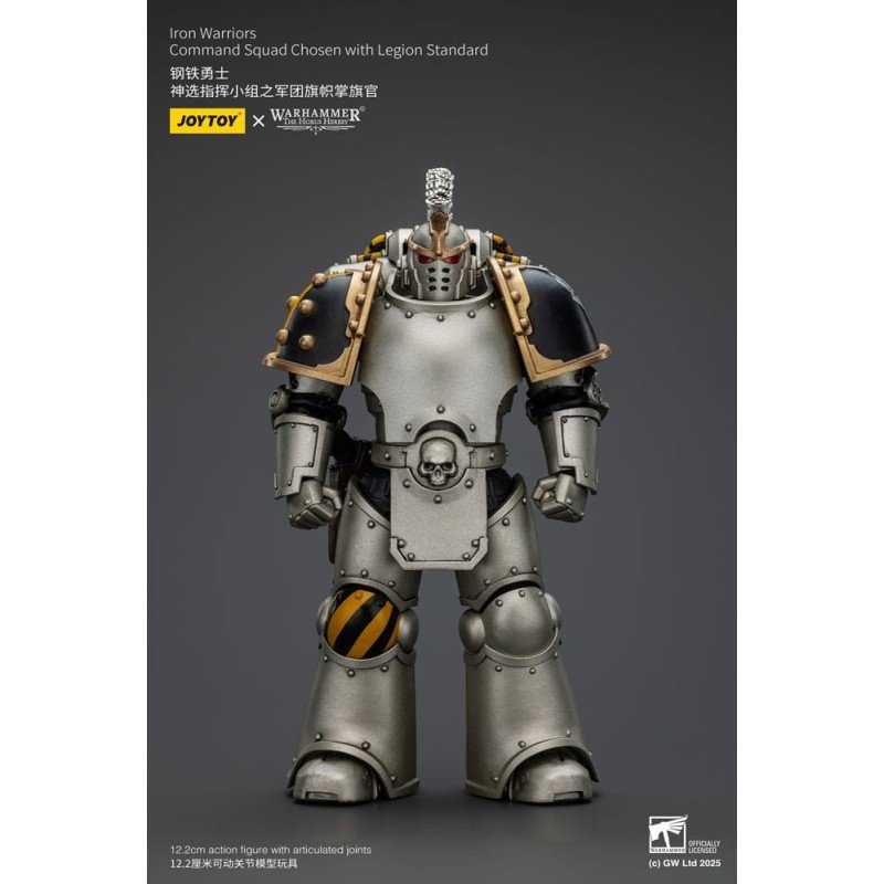 Warhammer The Horus Heresy figurine 1/18 lron Warriors Command Squad Chosen with Legion Standard 12 cm | 6927054401765
