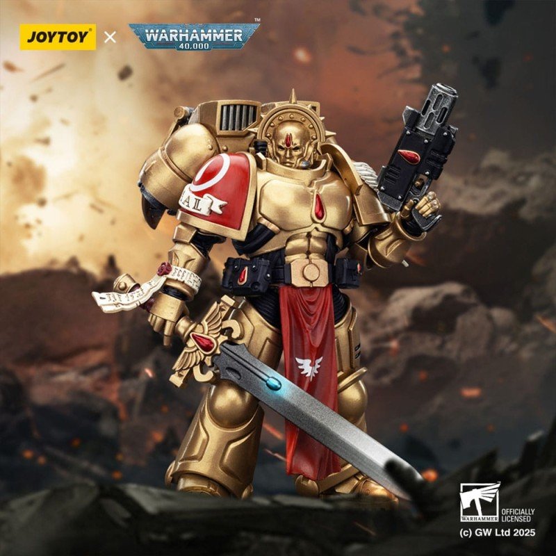 Warhammer 40,000: Combat Patrol Blood Angels figurine Sanguinary Guard 1 with Inferno Pistol and Encarmine Blade 20 cm | 6927054401840