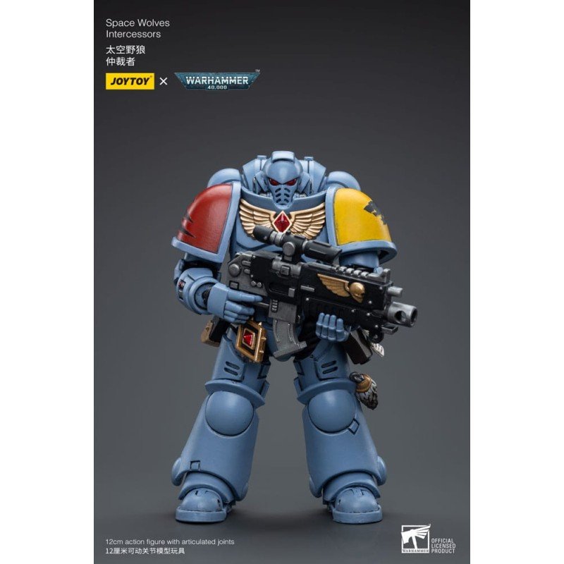 Warhammer 40k figurine 1/18 Space Wolves Intercessors 12 cm | 6973130376625