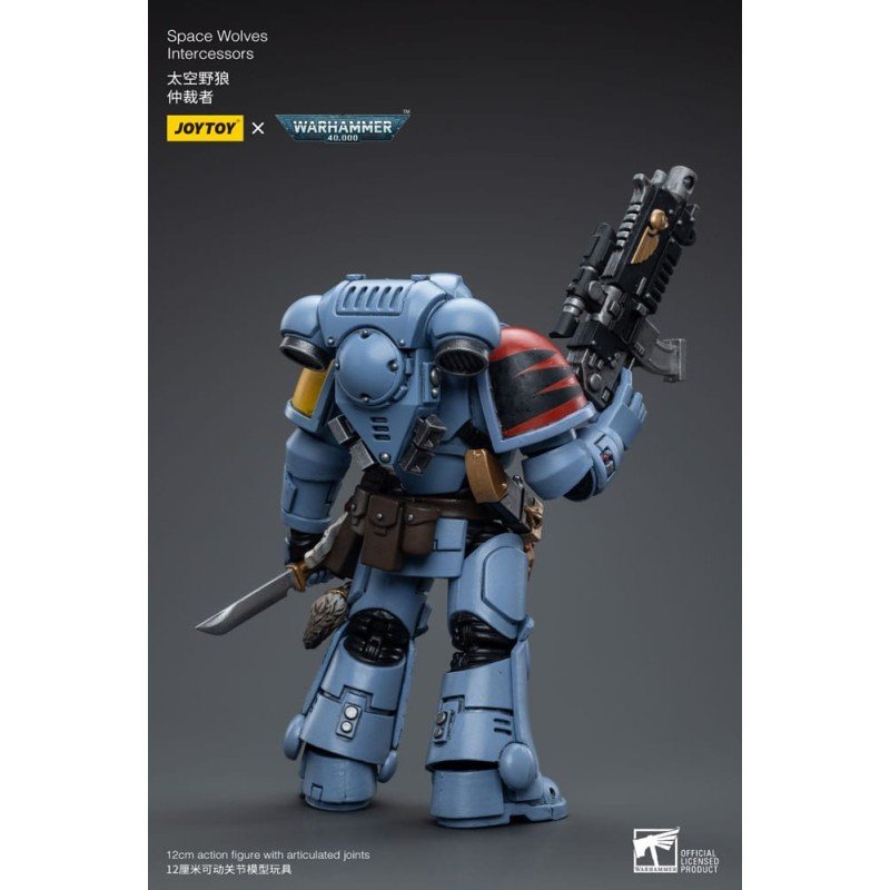 Warhammer 40k figurine 1/18 Space Wolves Intercessors 12 cm | 6973130376625