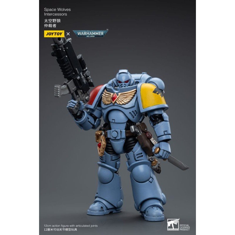 Warhammer 40k figurine 1/18 Space Wolves Intercessors 12 cm | 6973130376625