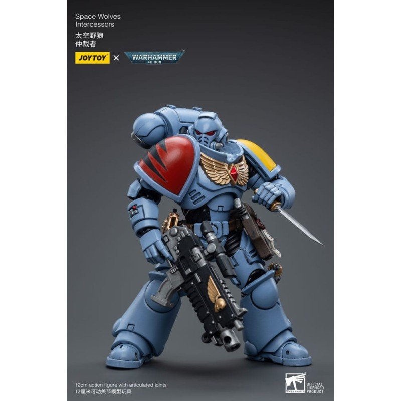 Warhammer 40k Action Figure 1/18 Space Wolves Intercessors 12 cm | 6973130376625