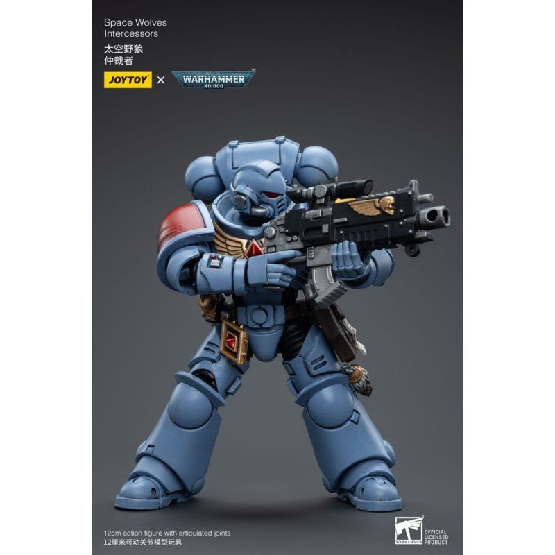 Warhammer 40k figurine 1/18 Space Wolves Intercessors 12 cm | 6973130376625