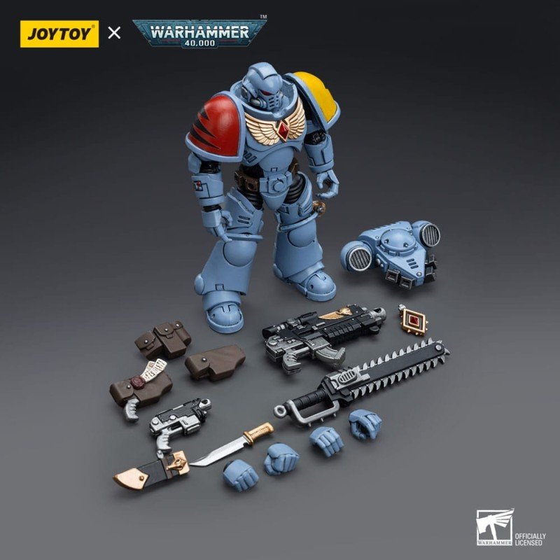 Warhammer 40k figurine 1/18 Space Wolves Intercessors 12 cm | 6973130376625