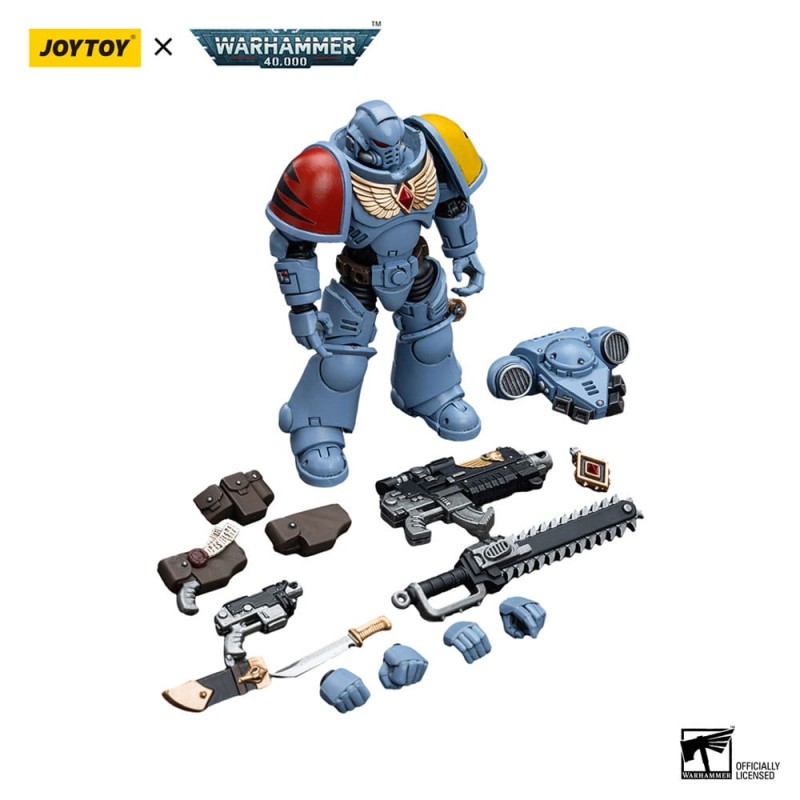 Warhammer 40k Action Figure 1/18 Space Wolves Intercessors 12 cm | 6973130376625