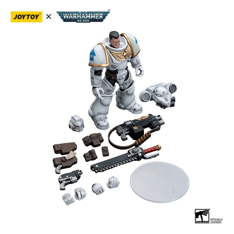 Warhammer 40k Action Figure 1/18 Space Marines White Consuls Intercessors 1 12 cm | 6973130376847