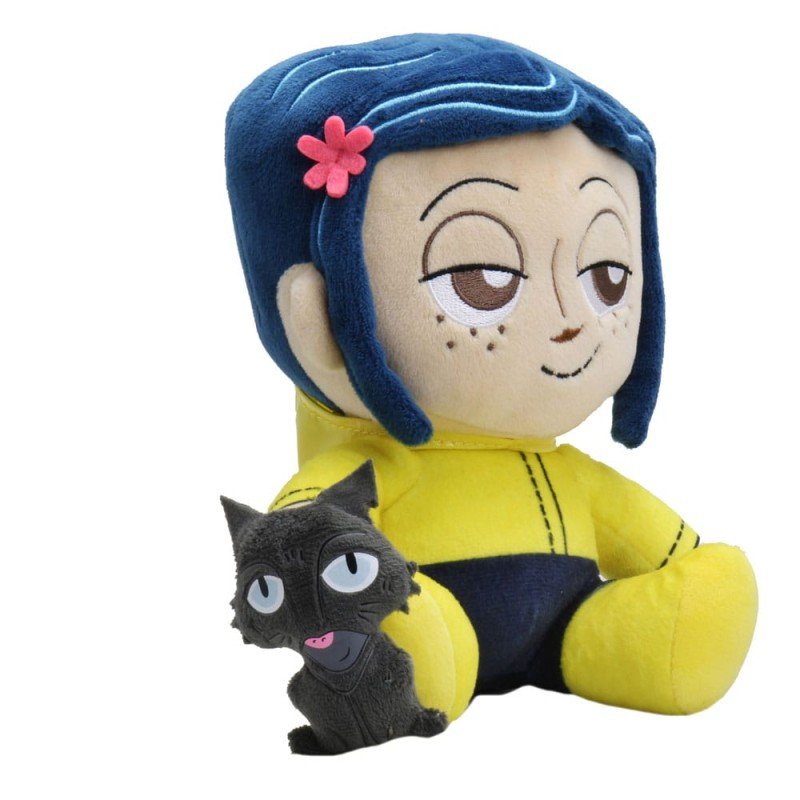 Coraline peluche Phunny Coraline and the Cat 20 cm | 0883975155032