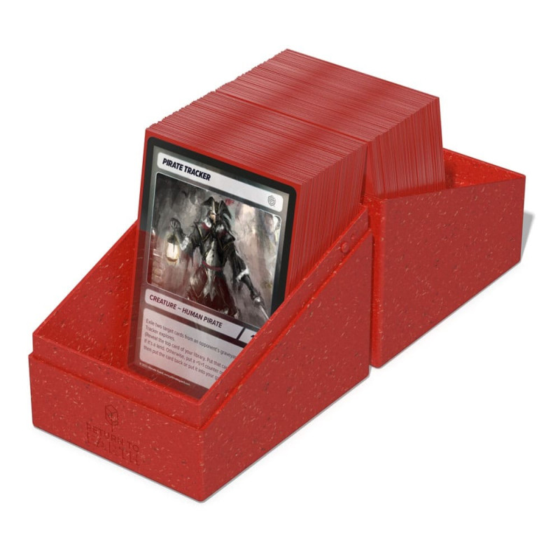 Ultimate Guard Return To Earth Boulder Deck Case 133+ taille standard Rouge
