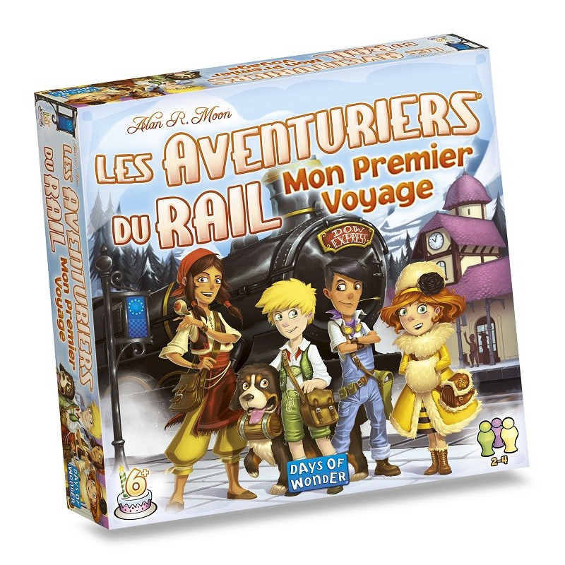 jeu : Les Aventuriers du Rail - Mon Premier Voyage éditeur : Days of Wonder version française