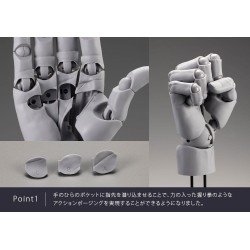 Takahiro Kagami Artist Support Item Hand PVC 1/1 Model Men /L Gray 22 cm | 4934054067282