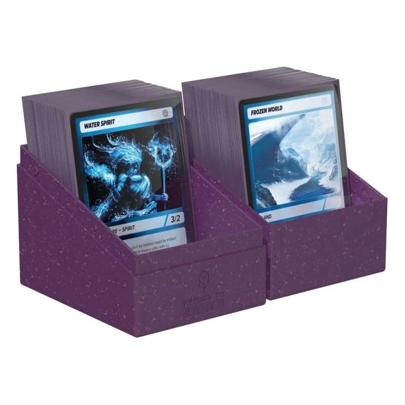 Ultimate Guard Return To Earth Boulder Deck Case 133+ taille standard Violet | 4056133025096