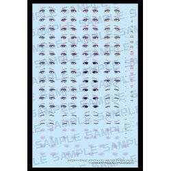Megami Device M.S.G. accessoire pour figurines Plastic Model Kit 1/1 Desire Maiden Medic Eye Decal Set | 4934054068760