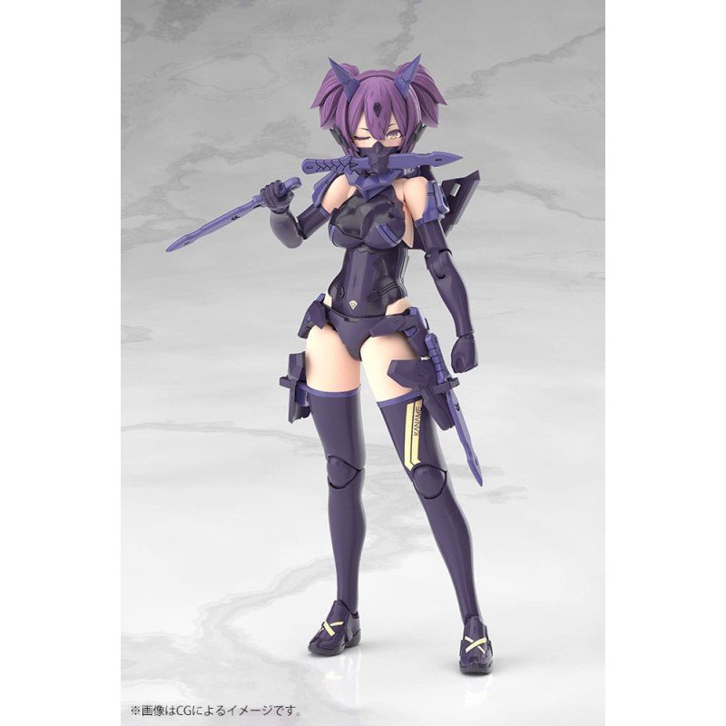 Megami Device figurine Plastic Model Kit 1/1 Asra Ninja Kaname Shadow Edition Full Package 14 cm | 4934054077106