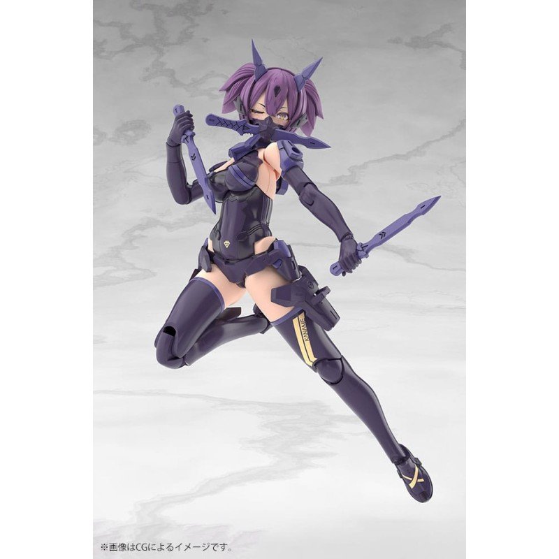 Megami Device figurine Plastic Model Kit 1/1 Asra Ninja Kaname Shadow Edition Full Package 14 cm | 4934054077106