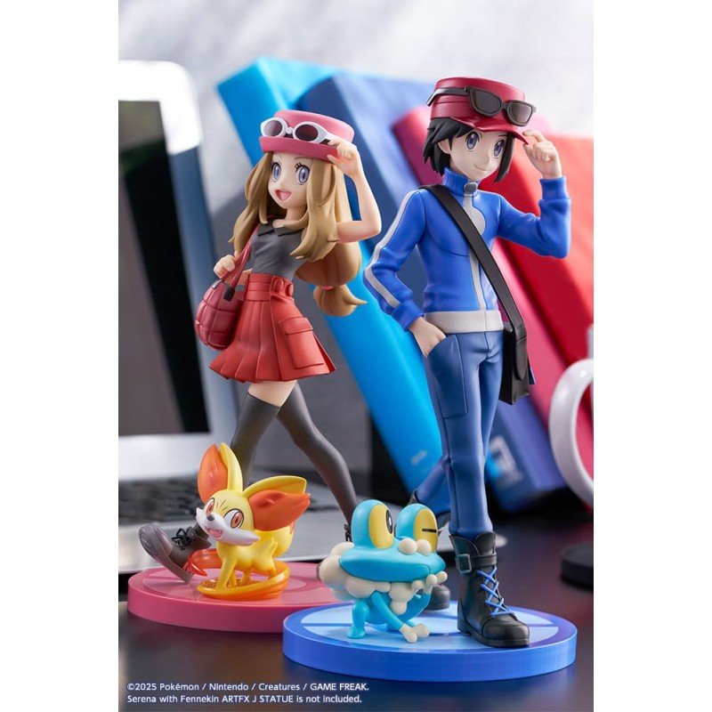 Pokémon statuette PVC ARTFXJ 1/8 Kalem & Grenousse 20 cm | 4934054071654