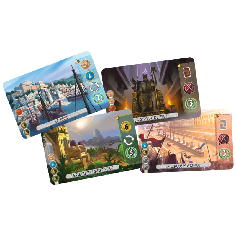 jeu : 7 Wonders Duel
éditeur : Repos Production
version française