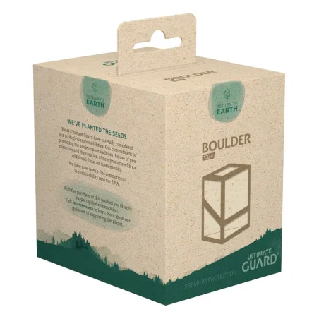 Ultimate Guard Return To Earth Boulder Deck Case 133+ taille standard Natural