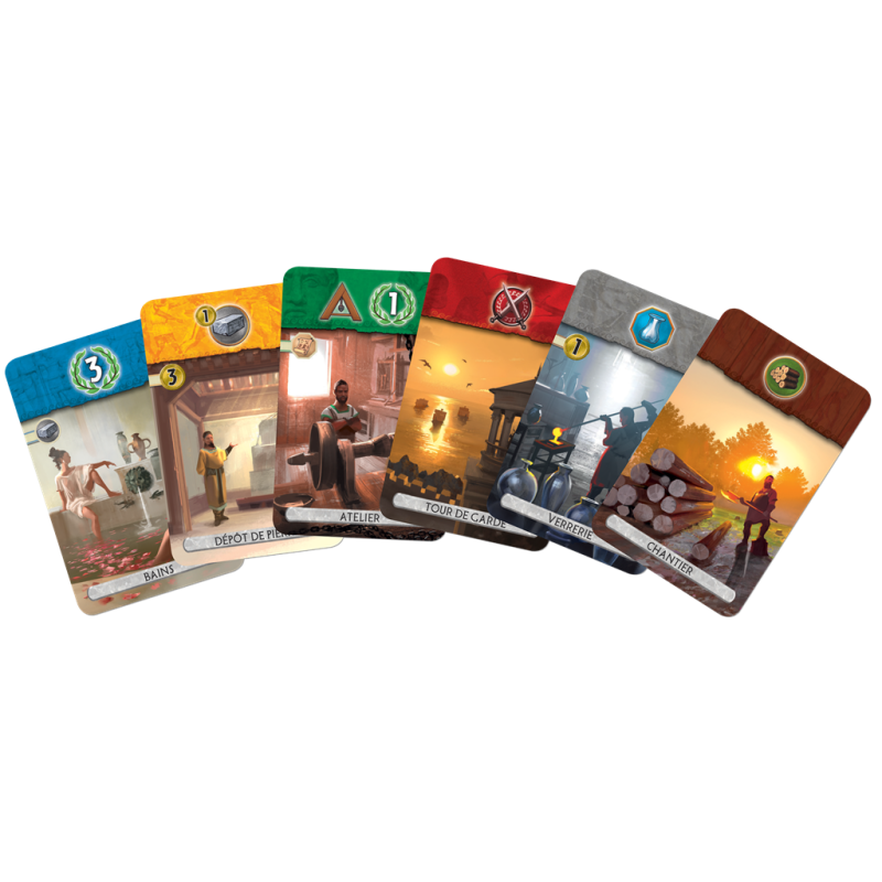 jeu : 7 Wonders Duel
éditeur : Repos Production
version française