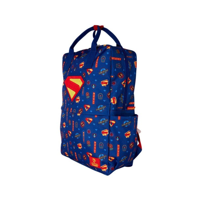 DC Comics by Loungefly Full-Size Nylon Backpack Superman | 0671803553958
