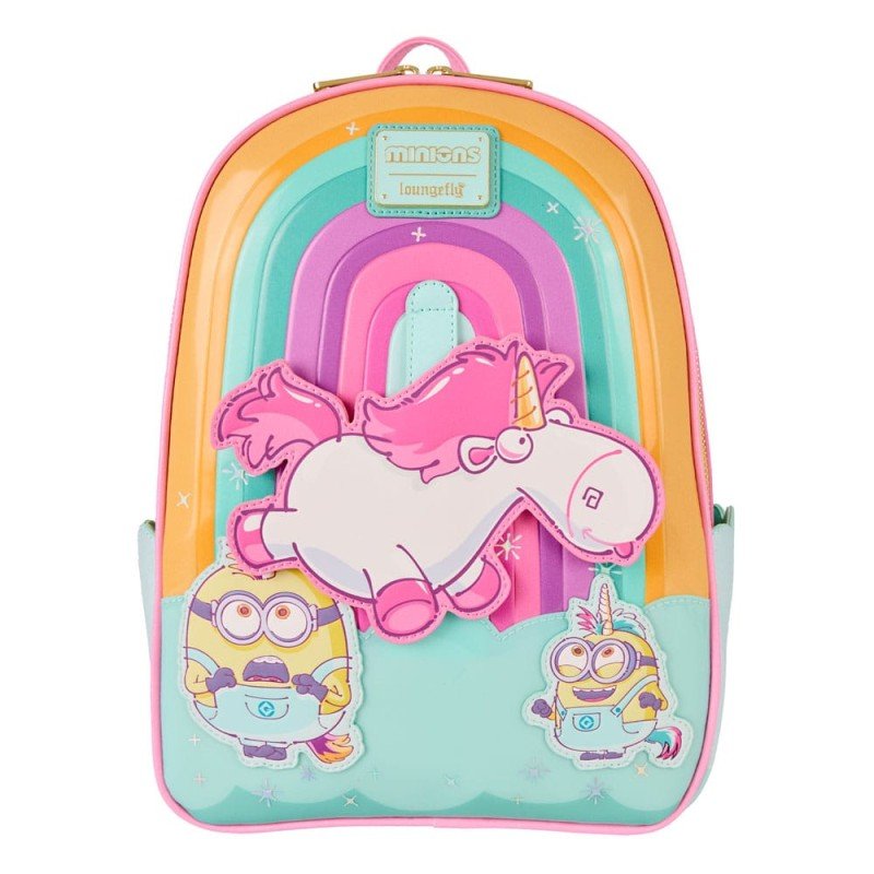 Minions by Loungefly Mini Backpack Fluffy Unicorn | 0671803548459