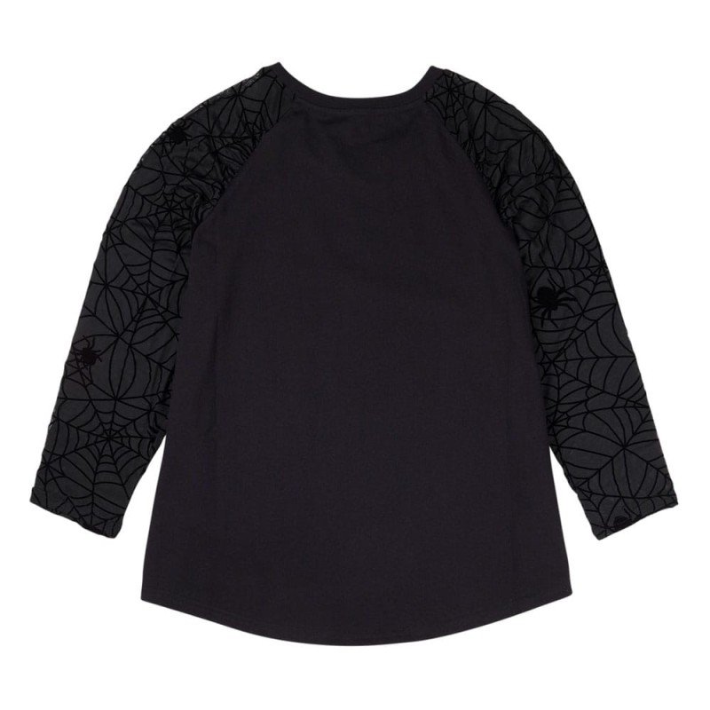 Elivira by Loungefly Tee T-Shirt Unisexe Shirred Raglan (L) | 0671803553569