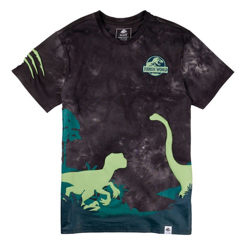 Jurassic World by Loungefly Tee T-Shirt Unisexe Dinos (XL) | 0671803549524