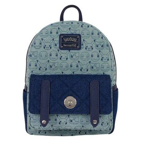 Pokemon by Loungefly sac à dos Mini Faux Denim | 0671803554801