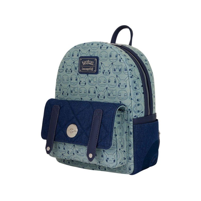 Pokemon by Loungefly sac à dos Mini Faux Denim | 0671803554801