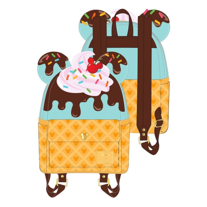 Disney by Loungefly sac à dos Mickey and Minnie Sweets Ice Cream | 0671803360693