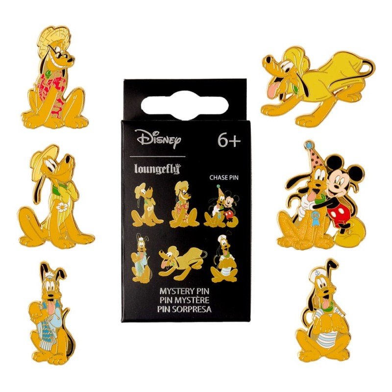Disney by Loungefly Enamel Pins Blind Box Pluto 95th Anniversary Assortment (12) | 0671803564473