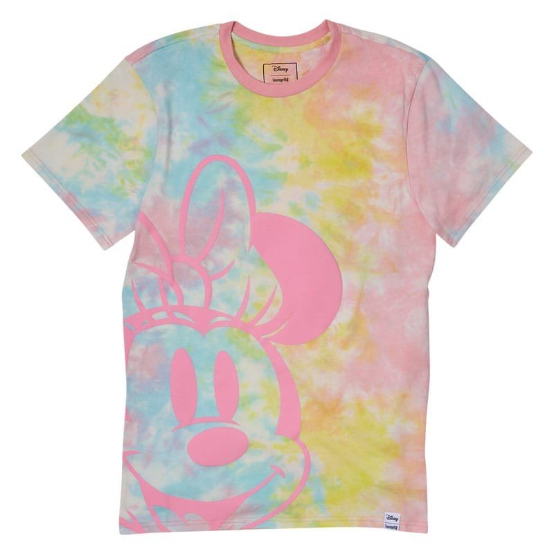 Disney by Loungefly Tee T-Shirt Unisexe Minnie Mouse Tie Die (L) | 0671803554665