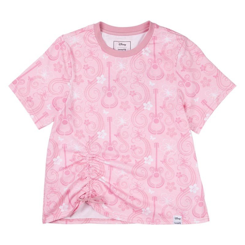 Disney by Loungefly Tee T-Shirt Unisexe Hannah Montana Shirred Hem (XXL) | 0671803553712