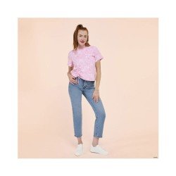 Disney by Loungefly Tee T-Shirt Unisexe Hannah Montana Shirred Hem (XXL) | 0671803553712