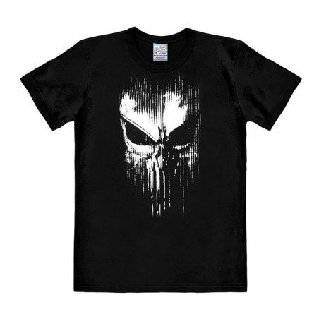 Marvel T-Shirt Easy Fit Punisher - Striped Skull (XL) | 4045846423978