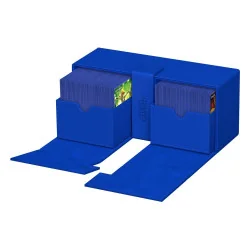 Ultimate Guard Twin Flip'n'Tray 266+ Xenoskin Blauw | 4056133025461