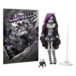 Monster High poupée Reel Drama Clawdeen Wolf en Noir et Blanc | 0194735104802